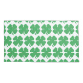 Housse D'oreillers 8 bits Pixel Lucky Four Leaf Clocher (Dos-gauche)