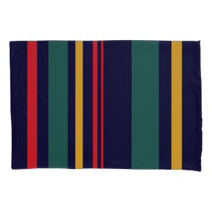 Housse D'oreillers 90s Inspiré Multi Color Bold Grandes bandes modern