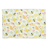 Housse D'oreillers Abeille de miel blanche (devant)