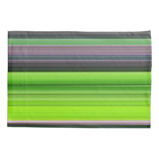 Housse D'oreillers Abstract #1: Lime and grey (Dos)
