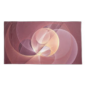 Housse D'oreillers Abstract Elegant Modern Wine Red Fractal Art (Dos)