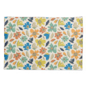 Housse D'oreillers Abstract Hand-Drawn Boho Floral Pattern (Dos)