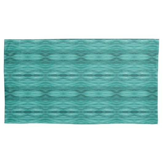 Housse D'oreillers Abstract teal water ripples M-size pattern (devant)