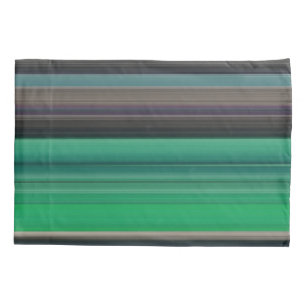 Housse D'oreillers Abstrait #1 : Vert et gris