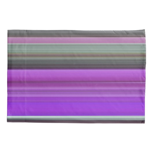 Housse D'oreillers Abstrait #1 : Violet et gris (Dos)