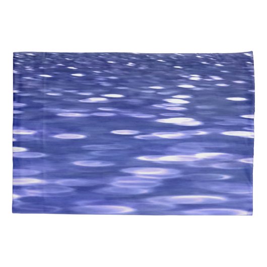 Housse D'oreillers Abstrait #3 : Bleu shimmer (Dos)