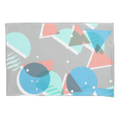 Housse D'oreillers Abstrait Bauhaus demi-cercles Mod Pop Art Motif (devant-gauche)