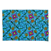 Housse D'oreillers Abstrait coque coussin floral (devant)