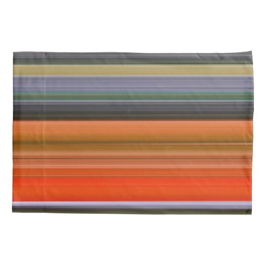 Housse D'oreillers Abstrait n° 1 : orange et gris (Dos)