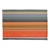Housse D'oreillers Abstrait n° 1 : orange et gris (devant)