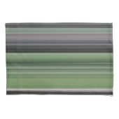 Housse D'oreillers Abstrait n° 1 : vert olive et gris (devant)