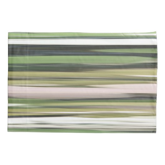 Housse D'oreillers Abstrait n° 2 : Flou vert olive (Dos)