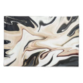 Housse D'oreillers Abstraite élégante couleur rétro fluide numérique (Dos)