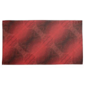 Housse D'oreillers Acceptation | Médaillons de méditation rouge (devant-Droit)