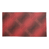 Housse D'oreillers Acceptation | Médaillons de méditation rouge (Dos-gauche)