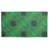 Housse D'oreillers Acceptation | Médaillons de méditation verte (devant-gauche)