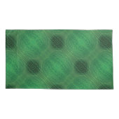 Housse D'oreillers Acceptation | Médaillons de méditation verte (Dos-gauche)