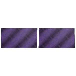 Housse D'oreillers Acceptation Médaillons de méditation violette