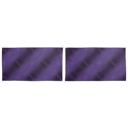 Housse D'oreillers Acceptation | Médaillons de méditation violette (devant-Set)