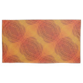 Housse D'oreillers Acceptation | Médaillons de saumons rouges orange  (devant-gauche)