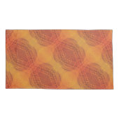 Housse D'oreillers Acceptation | Médaillons de saumons rouges orange  (Dos-gauche)