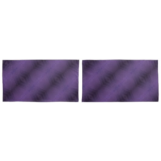 Housse D'oreillers Acceptation | Motif Boho violet écectique (devant-Set)