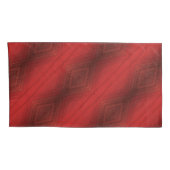 Housse D'oreillers Acceptation | Motif de Boho Eclectique Rouge (Dos-Droit)