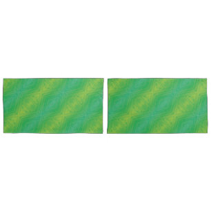 Housse D'oreillers Acceptation Motif de Shibori jaune bleu
