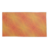 Housse D'oreillers Acceptation | Motif de Shibori rouge orange jaune (Dos-gauche)