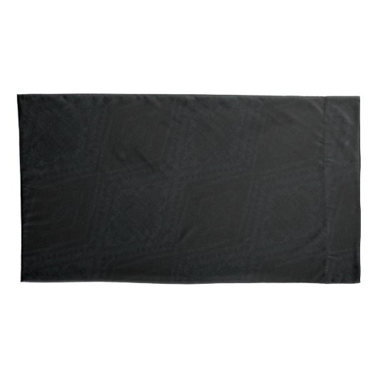 Housse D'oreillers Acceptation | Texture géométrique foncée (Dos-Droit)