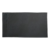 Housse D'oreillers Acceptation | Texture géométrique foncée (Dos-gauche)