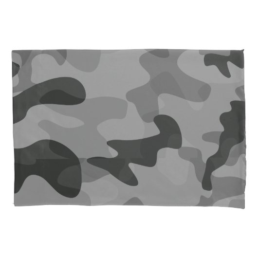 Housse D'oreillers Accessoires Camouflage Grey (devant)
