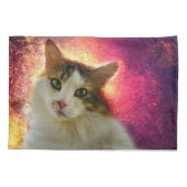 Housse D'oreillers Adorable Cute Calico Chat (Dos)