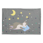 Housse D'oreillers Adorable enfants motifs gris (Dos)