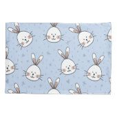 Housse D'oreillers Adorable Lapin Motif lapin (Dos)