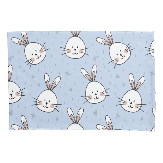 Housse D'oreillers Adorable Lapin Motif lapin (devant)