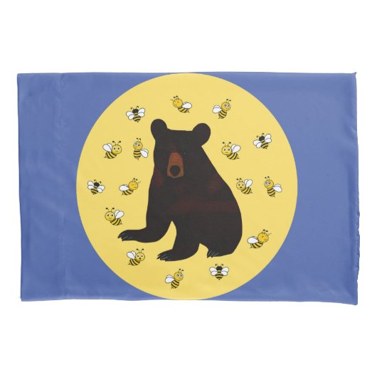 Housse D'oreillers Adorable Petit Miel Ours (devant)