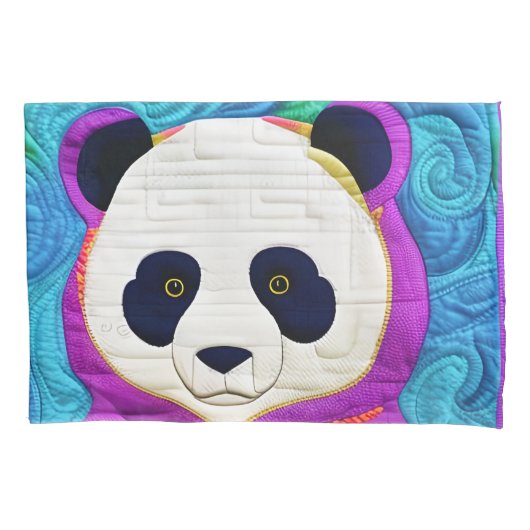 Housse D'oreillers Adorable Petit Panda - Conception Plat (devant)