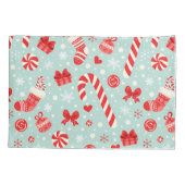 Housse D'oreillers Aesthetic Christmas Pattern Candy (Dos)