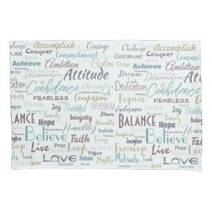 Housse D'oreillers Affirmation
