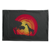 Housse D'oreillers African sunset (Dos)
