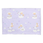 Housse D'oreillers Agneau doux sur le nuage (devant)