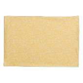 Housse D'oreillers Agritourisme simple motif floral jaune (Dos)