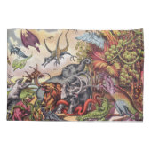 Housse D'oreillers Aire de jeu préhistorique (Dos)