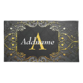 Housse D'oreillers Ajouter votre nom et votre initiale (Dos)