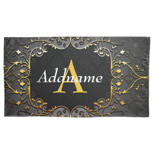 Housse D'oreillers Ajouter votre nom et votre initiale (devant)