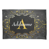 Housse D'oreillers Ajouter votre nom et votre initiale (devant)