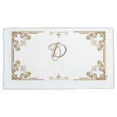 Housse D'oreillers "Albâtre" Monogramme Art Nouveau (devant-Droit)