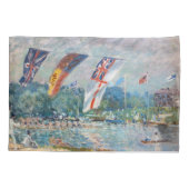 Housse D'oreillers Alfred Sisley - Regatta à Molesey (Dos)