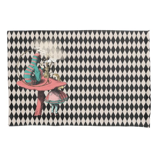 Housse D'oreillers Alice et la chenille fumante Hookah (devant)